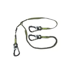 Spinlock Longe élastique 2m Avec 3 Mousqueton Et Loop